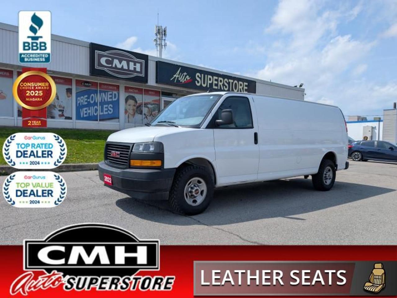 2022 GMC Savana Cargo Van WT  **EXTENDED CARGO VAN**