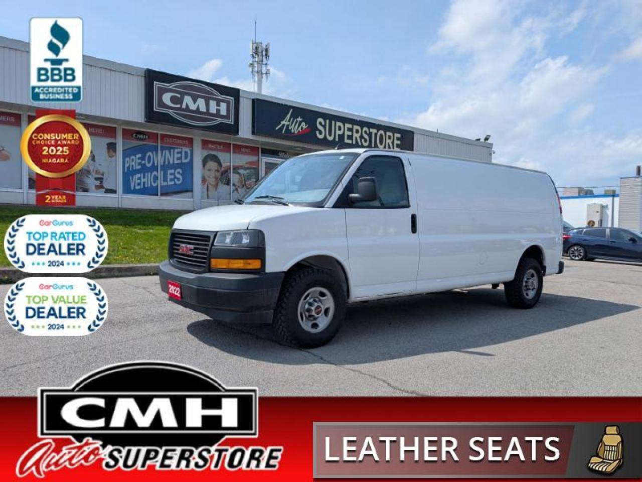 2022 GMC Savana Cargo Van WT  **EXTENDED CARGO VAN**