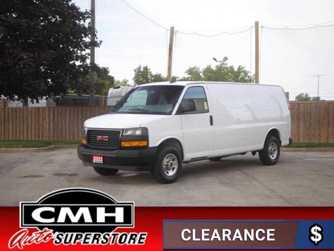 2022 GMC Savana Cargo Van WT  **EXTENDED CARGO VAN**