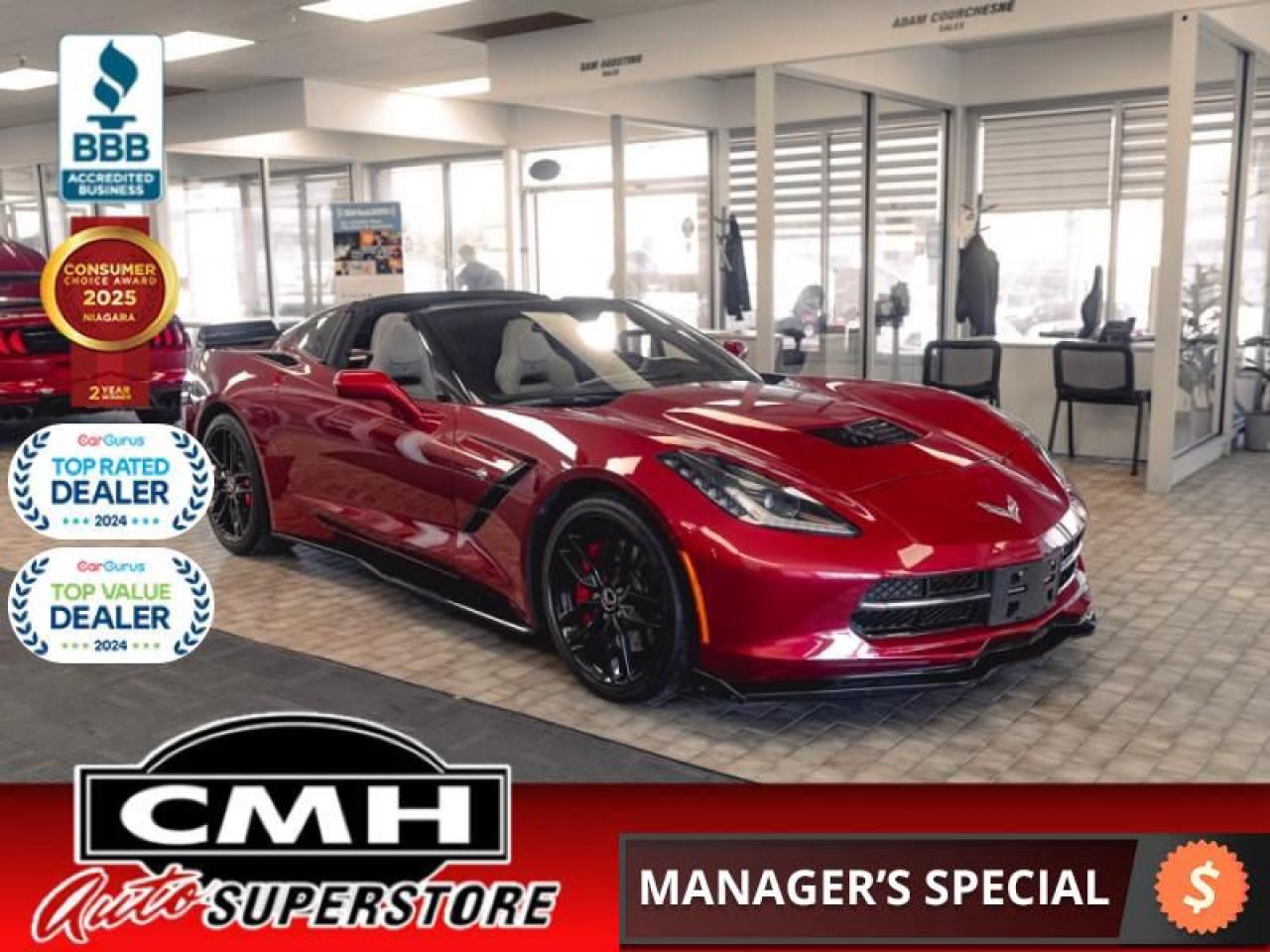Used 2015 Chevrolet Corvette Stingray Z51 2LT  **VERY LOW KMS** for sale in St. Catharines, ON