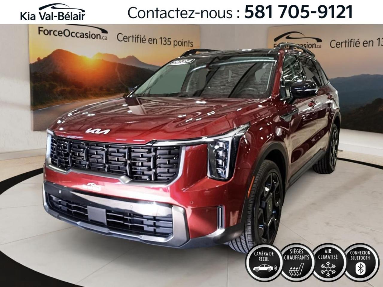 Used 2024 Kia Sorento X-LINE * TURBO * AWD * 281HP * TOIT * CUIR * A/C for sale in Québec, QC