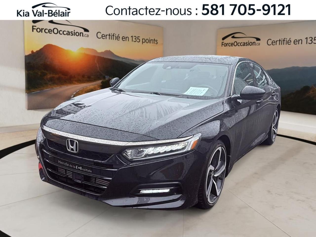 Used 2020 Honda Accord Sedan SPORT * TURBO * 192HP * TOIT * CAMÉRA * CARPLAY for sale in Québec, QC