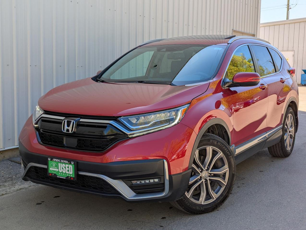 Used 2021 Honda CR-V Touring $256 BI-WEEKLY - NO REPORTED ACCIDENTS, EXTENDED WARRANTY, SMOKE-FREE, GREAT ON GAS for sale in Cranbrook, BC