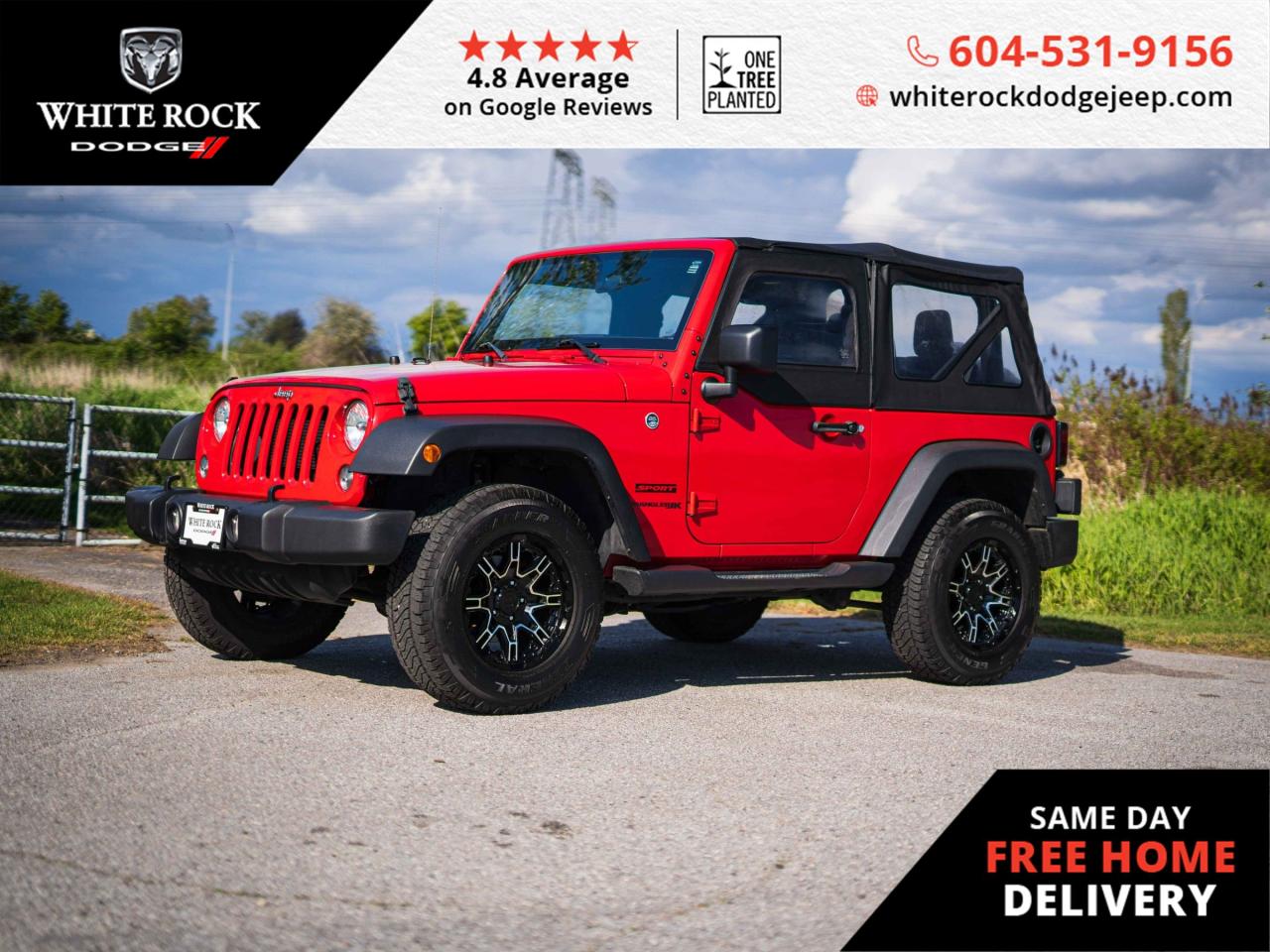 Used 2018 Jeep Wrangler JK Sport for sale in Surrey, BC