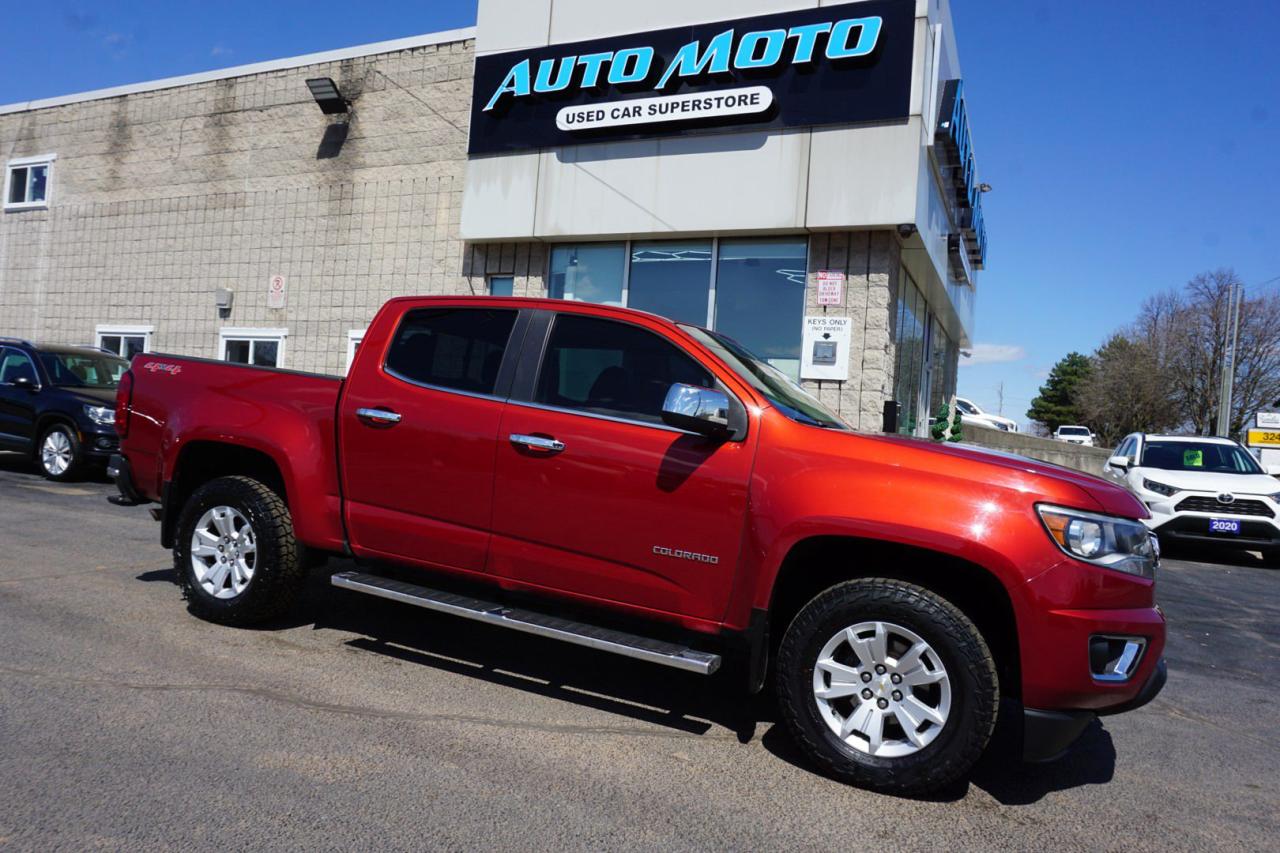 2016 Chevrolet Colorado 3.6L V6 LT CHROME LUXURY PKG CREW 4WD CERTIFIED *FREE ACCIDENT* CAMERA HEATED LEATHER BLUETOOTH CRUISE ALLOYS SIDE BOARDS - Photo #1