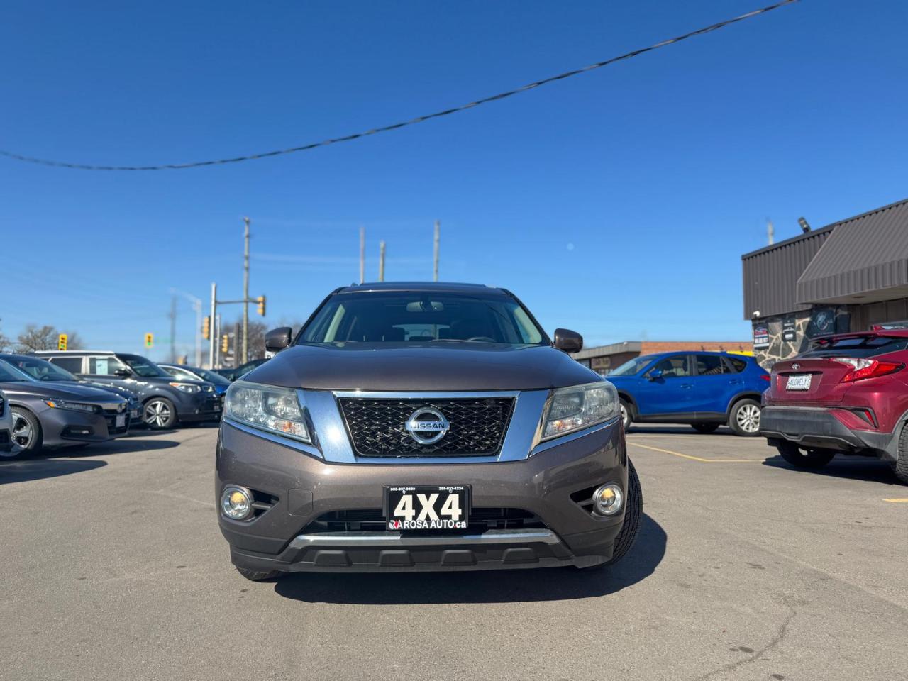 2015 Nissan Pathfinder 7 PASSS NAVI AWD PANORAMUC SUNROOF BLINDSPOT B-CAM Photo2