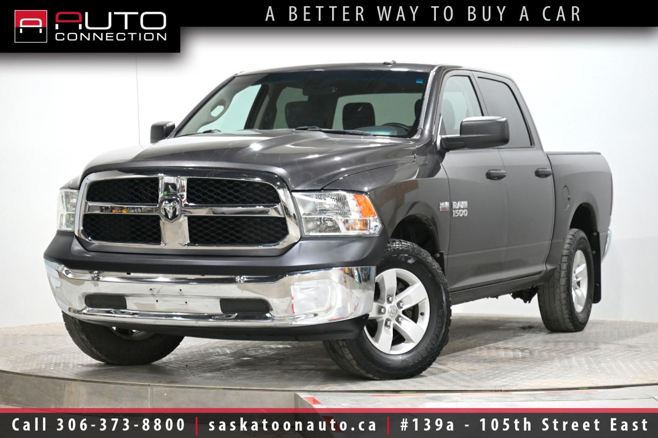 Used 2017 RAM 1500 SXT - 4x4 - CREW CAB - ACCIDENT FREE - LOW KMS for sale in Saskatoon, SK