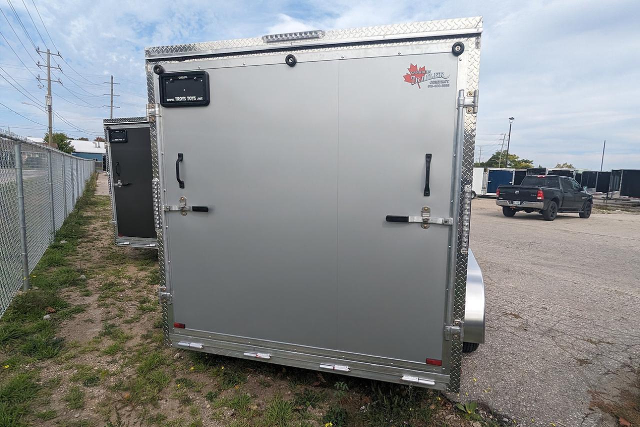 2025 Canadian Trailer Company 7x14 V Nose Cargo Trailer Aluminum Tandem Axle Photo2