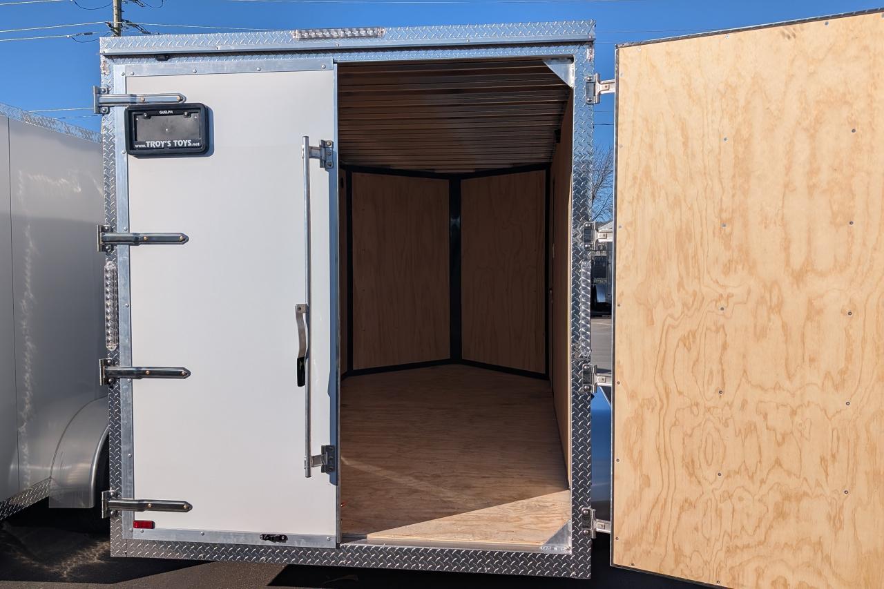 2025 Canadian Trailer Company 7x14 V Nose Cargo Trailer Aluminum Tandem Axle Photo2