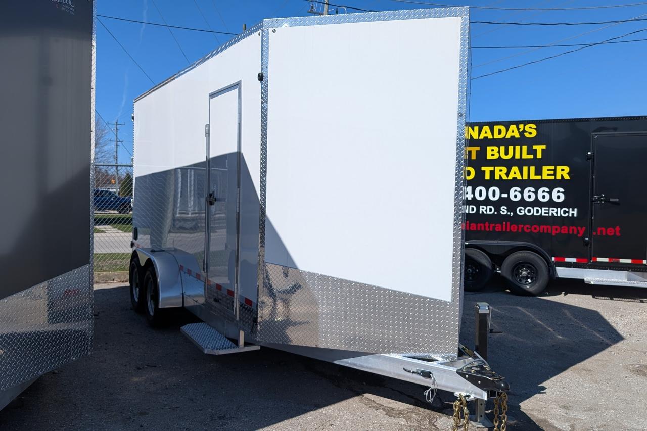 2025 Canadian Trailer Company 7x16 V-Nose Cargo Trailer Aluminum Tandem Axle Photo2