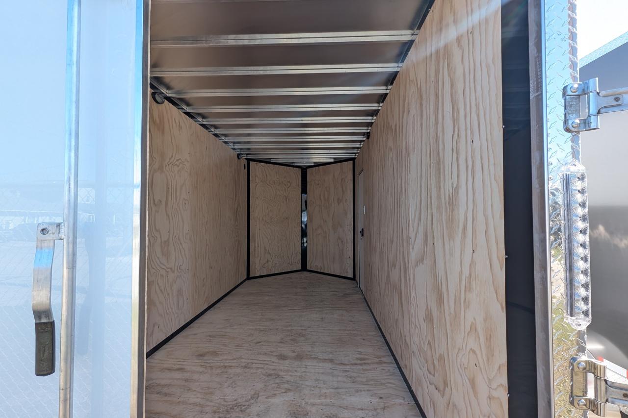 2025 Canadian Trailer Company 7x16 V-Nose Cargo Trailer Aluminum Tandem Axle Photo4