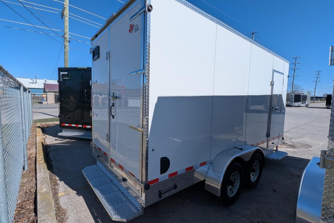 2025 Canadian Trailer Company 7x16 V-Nose Cargo Trailer Aluminum Tandem Axle Photo5