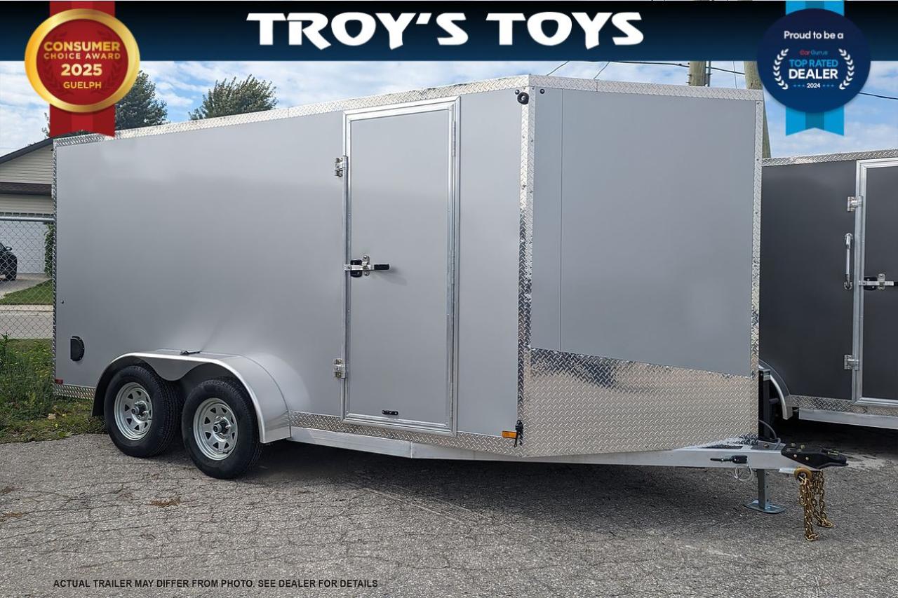 2025 Canadian Trailer Company 7x14 V Nose Cargo Trailer Aluminum Tandem Axle