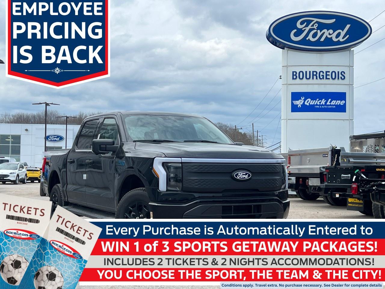 New 2025 Ford F-150 Lightning XLT 4WD SuperCrew 5.5' Box for sale in Midland, ON