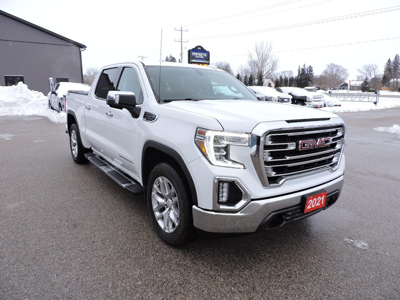 2021 GMC Sierra 1500 SLT 5.3L 4X4 Leather Navigation Well Maintained