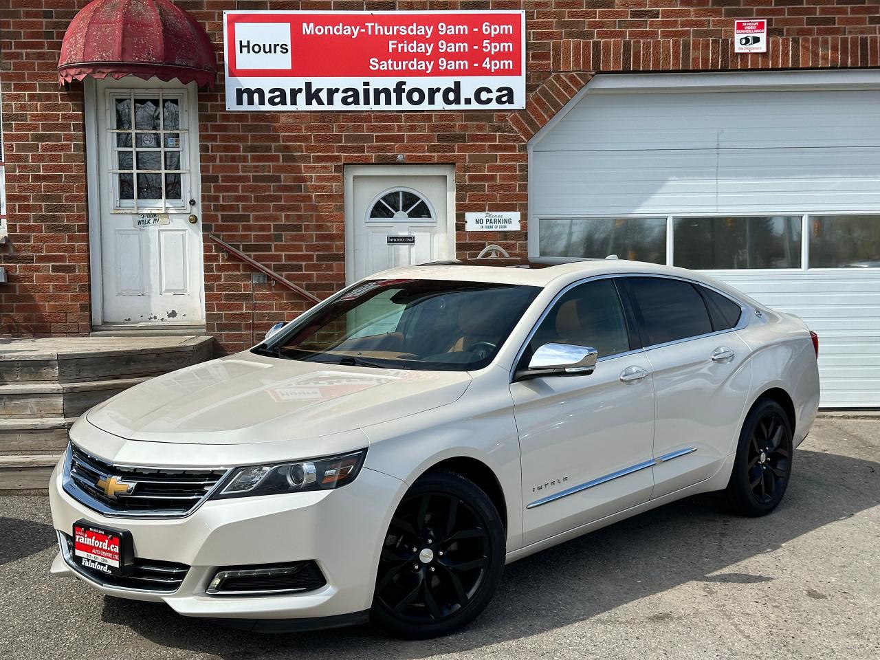 Used 2014 Chevrolet Impala LTZ HTD/CLD LTHR Sunroof NAV Bluetooth RvCam XM CD for sale in Bowmanville, ON