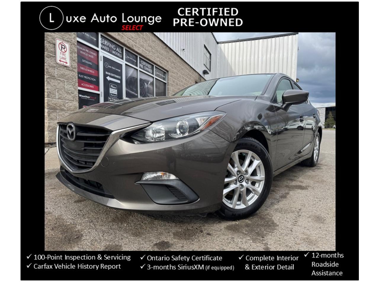2014 Mazda MAZDA3 GS AUTO, LOW KM, HEATED SEATS, BACK-UP CAMERA!