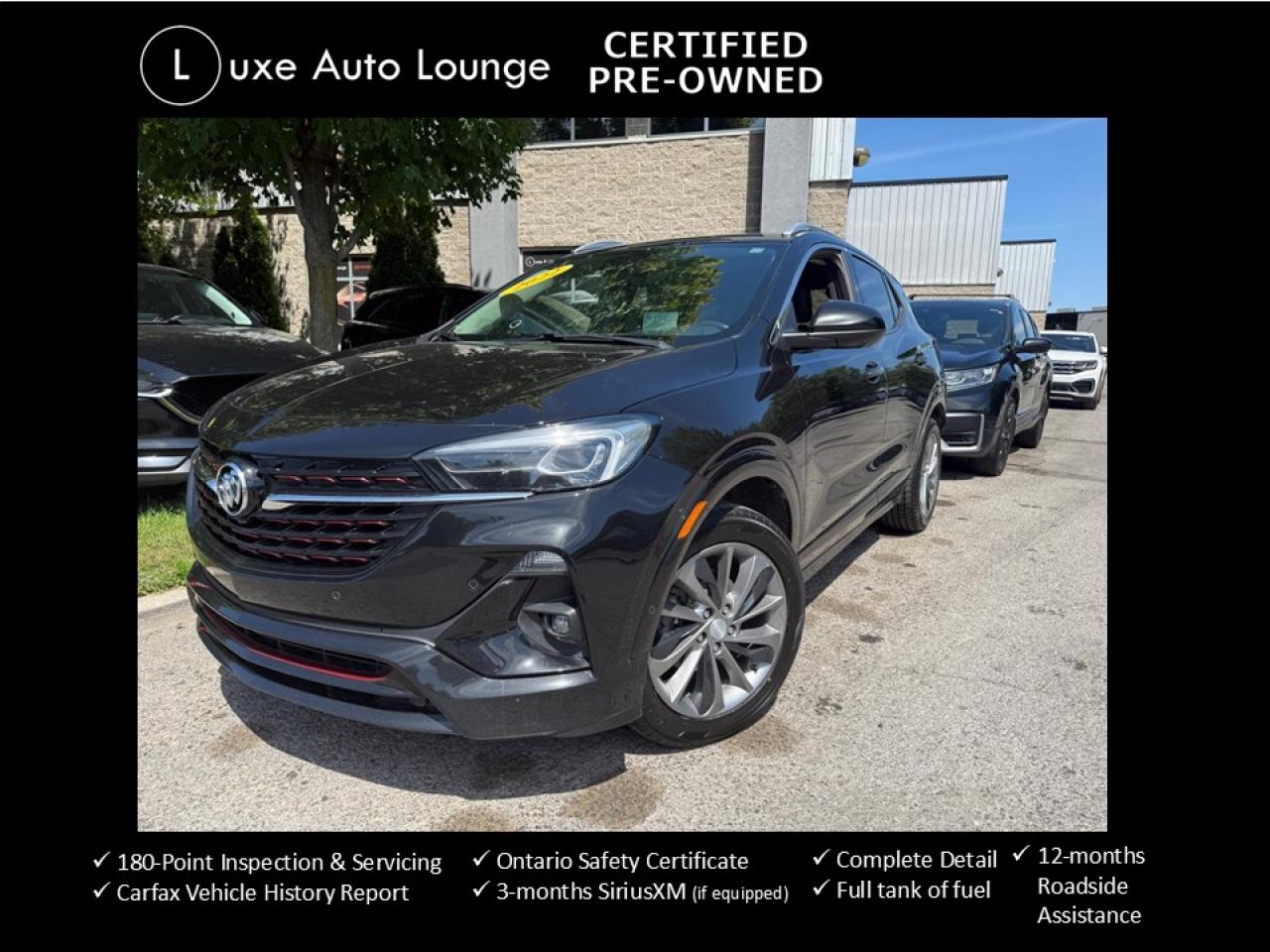 2022 Buick Encore GX ST PKG, LOW KM, AWD, PANO ROOF, CAMERA MIRROR!
