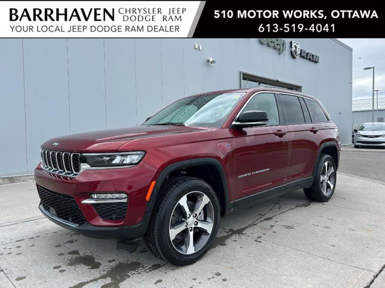 Used 2023 Jeep Grand Cherokee 4xe 4x4 | Hybrid, Leather, Pano Roof, DVD for sale in Ottawa, ON