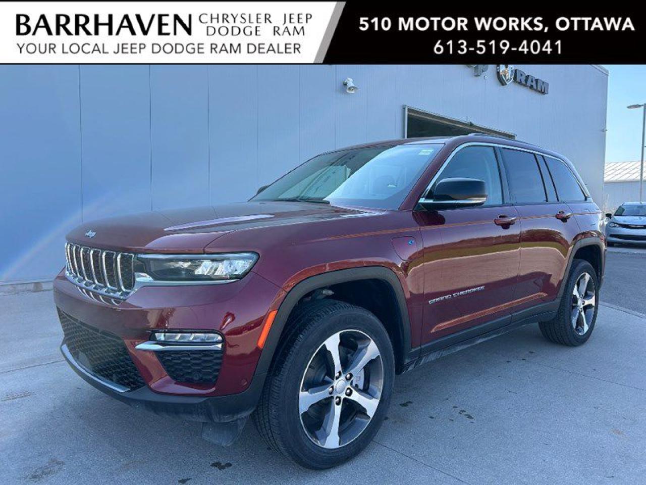 Used 2023 Jeep Grand Cherokee 4xe 4x4 | Hybrid, Leather, Pano Roof, DVD for sale in Ottawa, ON