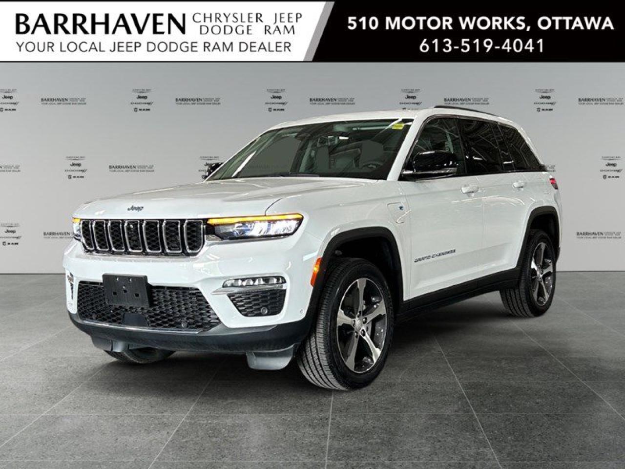 Used 2023 Jeep Grand Cherokee 4xe 4x4 | Hybrid, Leather, Pano Roof, DVD for sale in Ottawa, ON