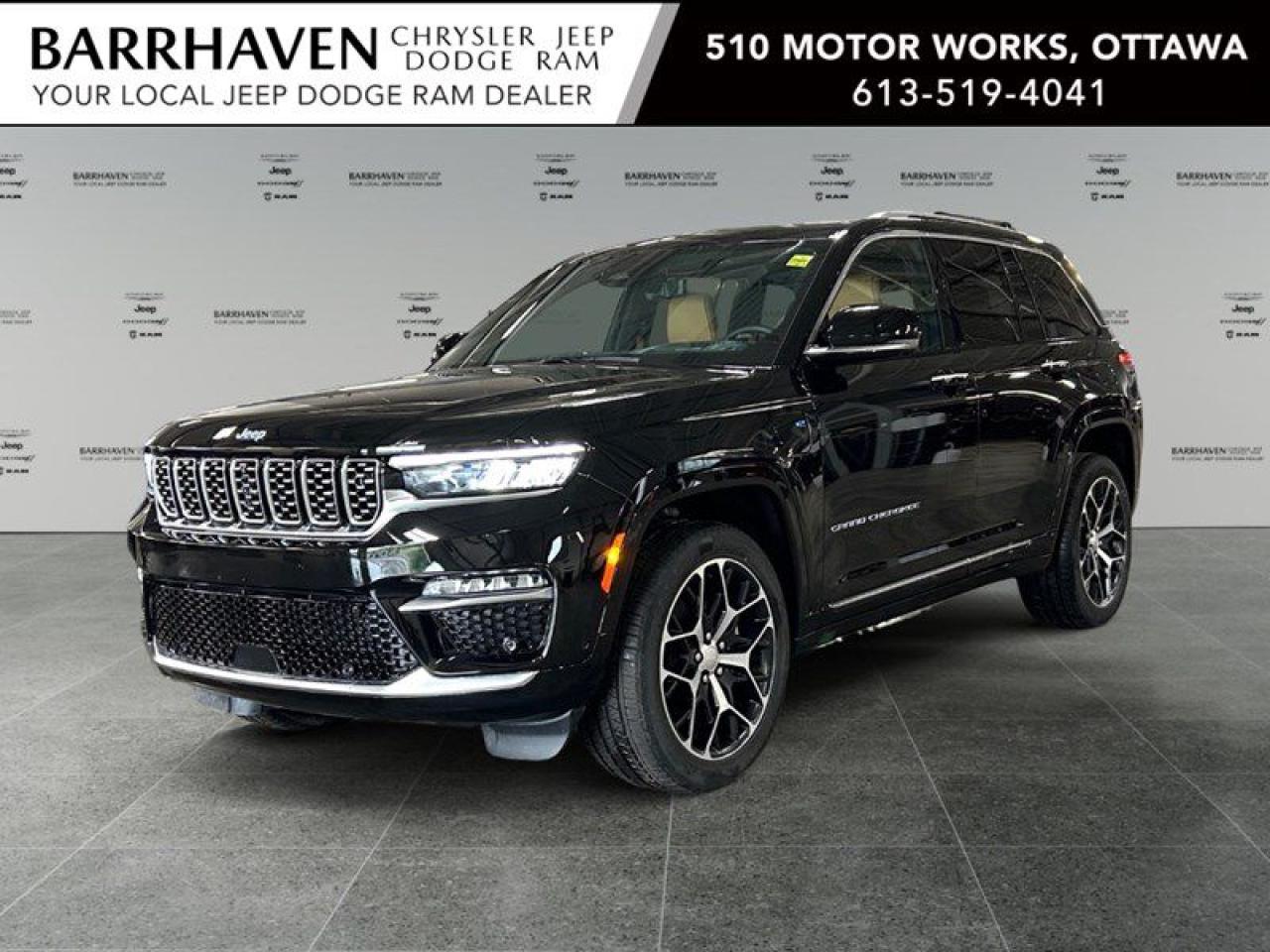Used 2023 Jeep Grand Cherokee 4xe Summit Reserve 4x4 | Hybrid, Leather, Pano Roof for sale in Ottawa, ON