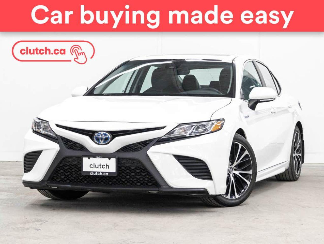 Used 2019 Toyota Camry HYBRID SE w/ Apple CarPlay, Power Moonroof, Rearview Cam for sale in Toronto, ON