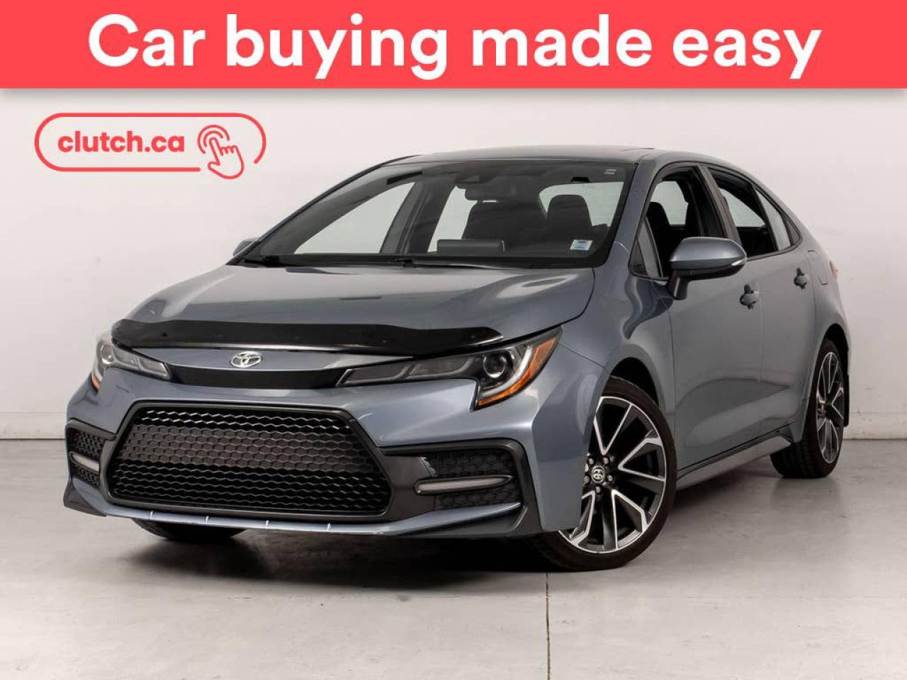 Used 2020 Toyota Corolla SE w/ Apple CarPlay & Android Auto, Sunroof, Backup Cam for sale in Bedford, NS