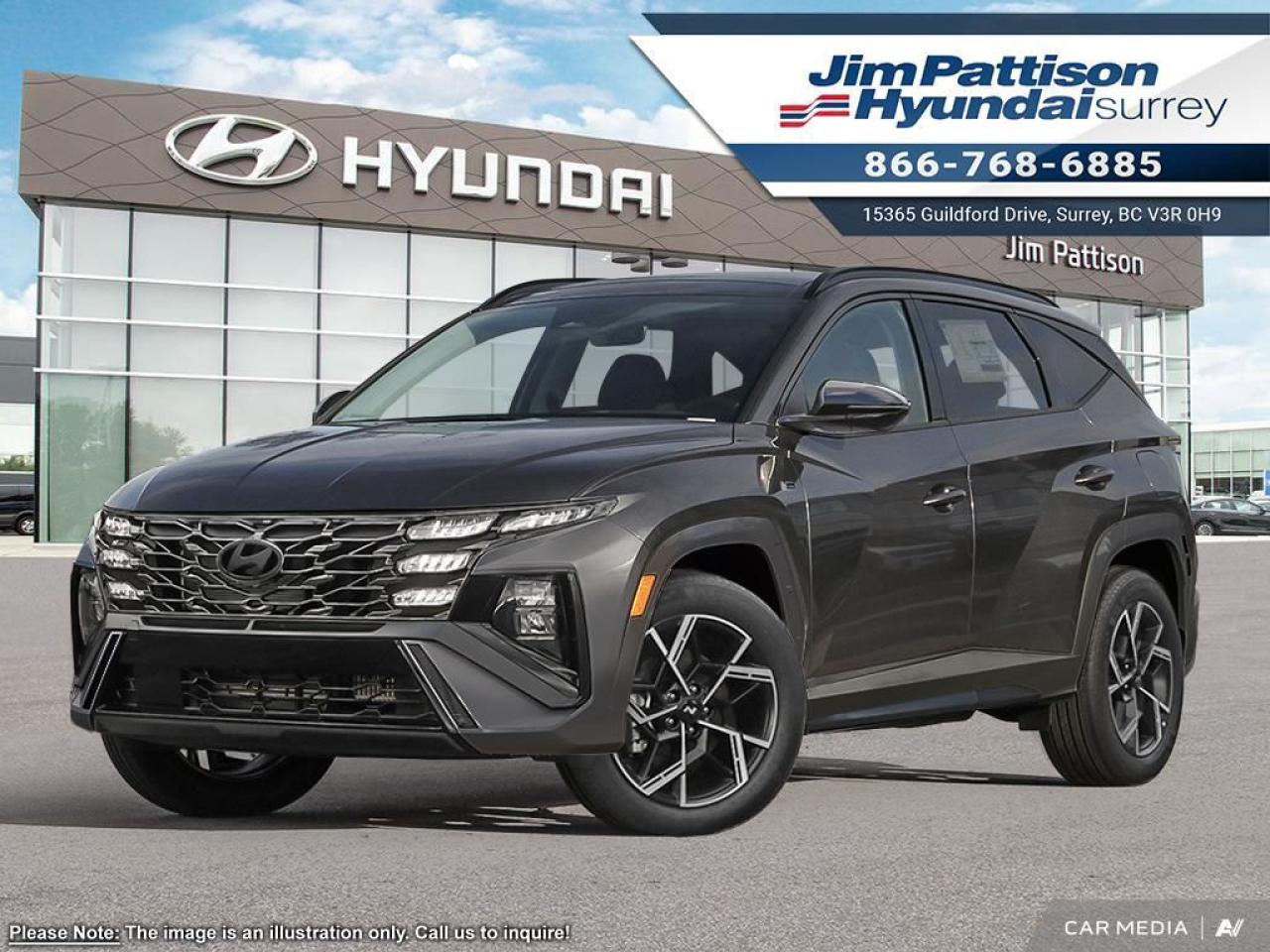 New 2025 Hyundai Tucson Hybrid N-Line AWD for sale in Surrey, BC