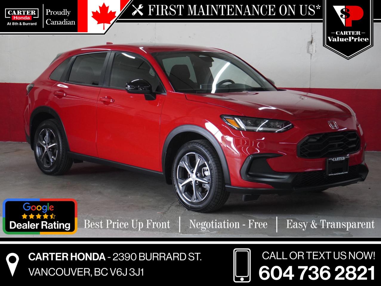 Used 2024 Honda HR-V Sport-B AWD CVT for sale in Vancouver, BC