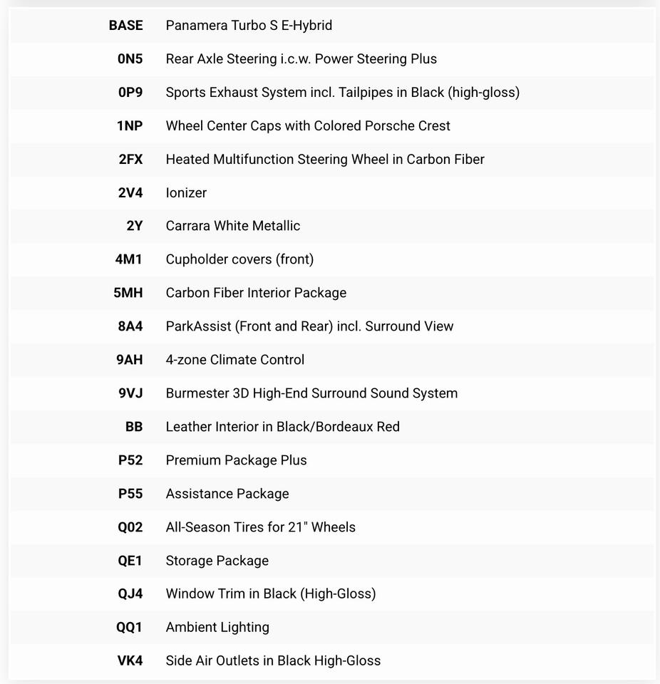 2018 Porsche Panamera TURBO S | E-HYBRID | PREM PLUS PKG | 21 IN WHEELS Photo