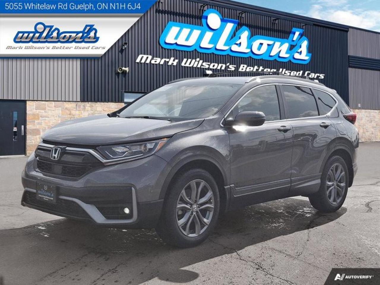 Used 2021 Honda CR-V Sport | Sunroof | Split Leather | Heated Seats & Steering | Adaptive Cruise Control | and More ! for sale in Guelph, ON