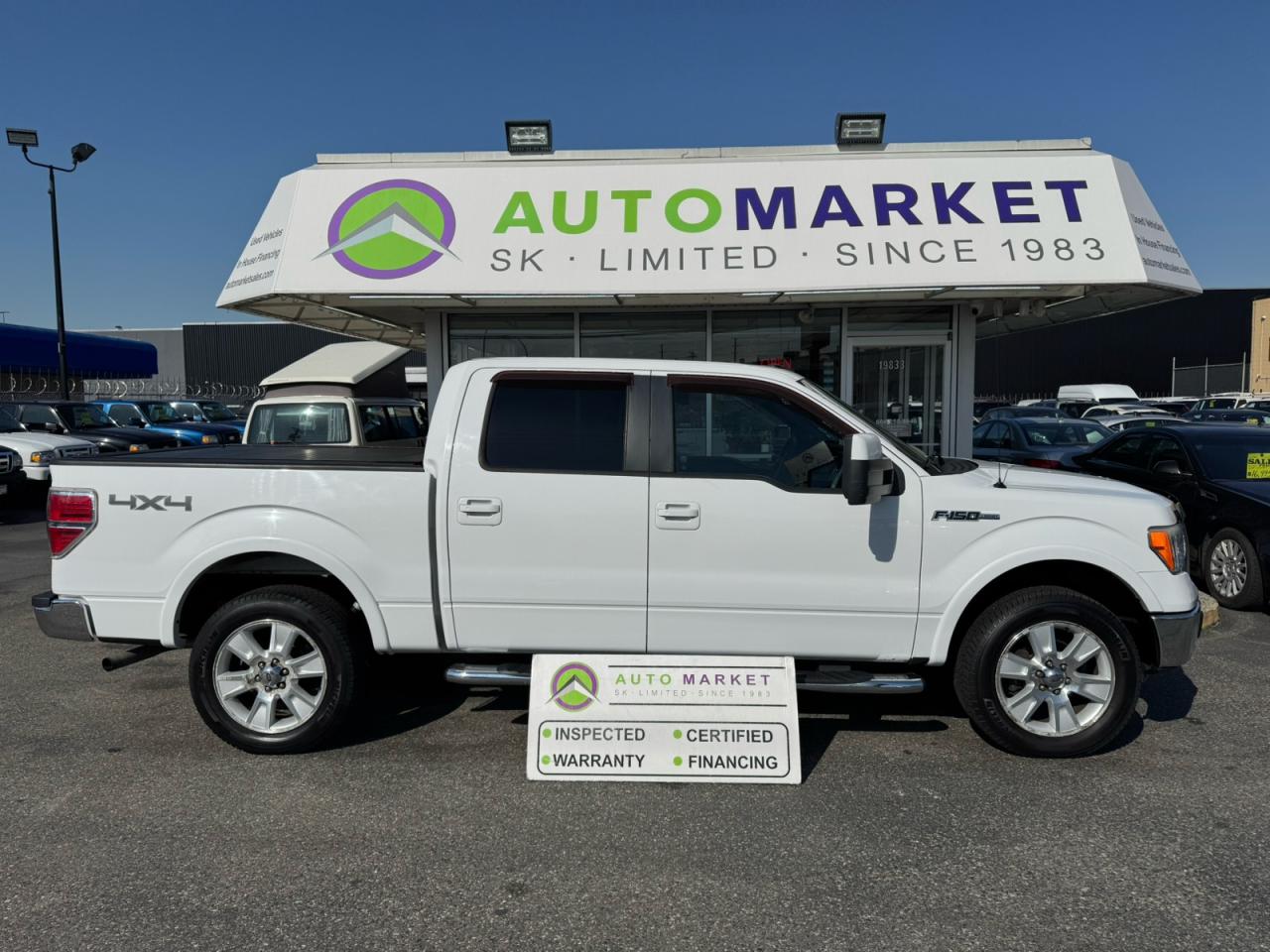 Used 2009 Ford F-150 LARIAT 4X4 CREW LEATHER! BLUETOOTH! INSPECTED W/BCAA MBRSHP & WRNTY! for sale in Langley, BC