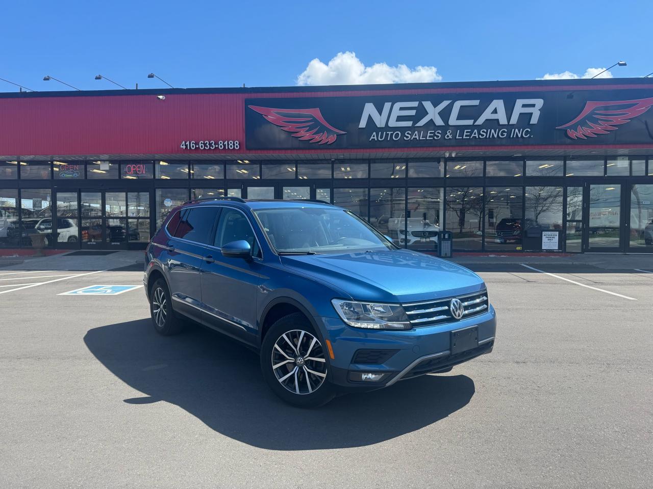 Used 2018 Volkswagen Tiguan COMFORTLINE AWD LEATHER PANO/ROOF B/SPOT CAMERA for sale in North York, ON