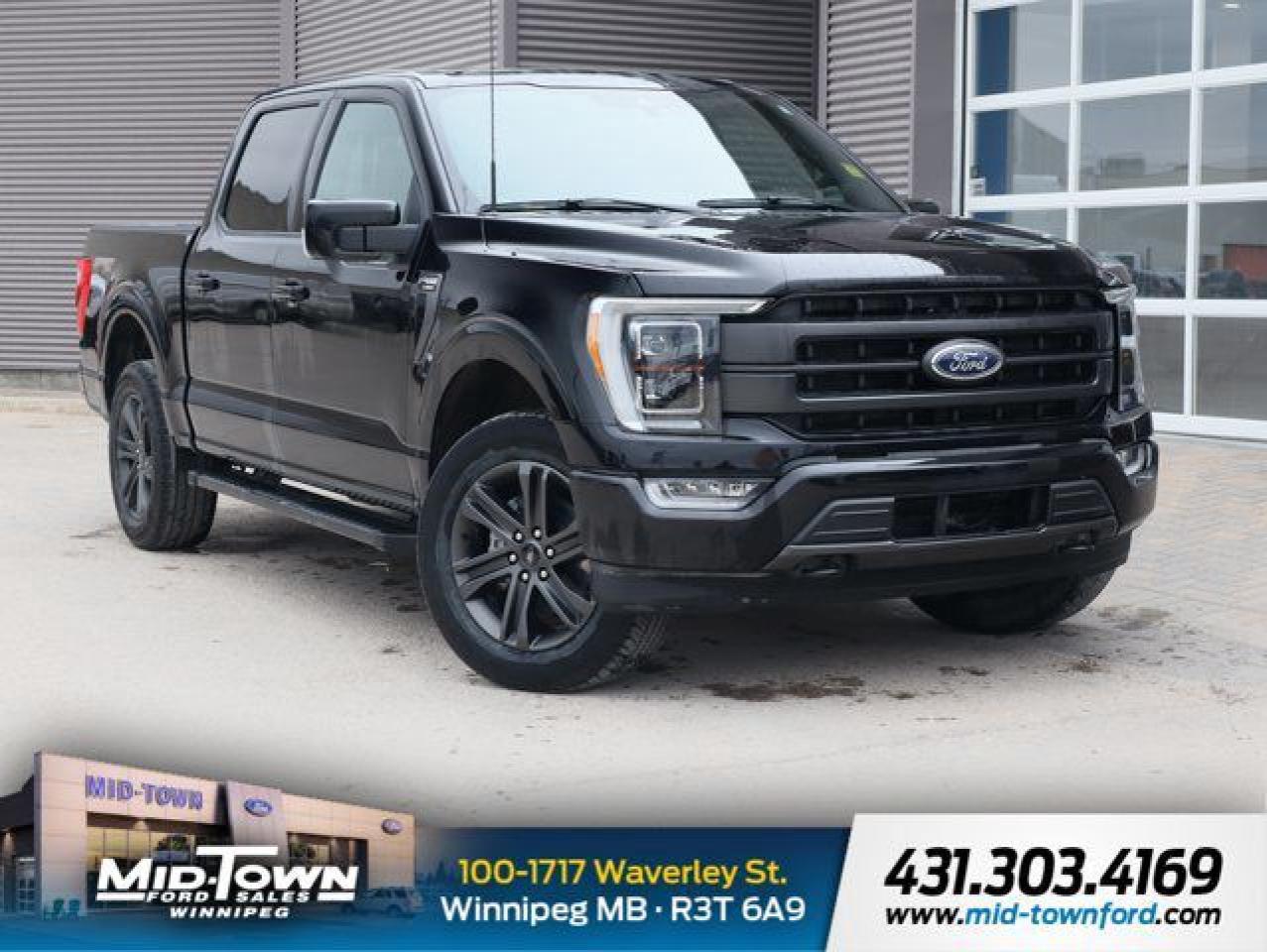 Used 2021 Ford F-150 LARIAT ONE OWNER LEASE RETURN, CLEAN CARFAX LOW KM for sale in Winnipeg, MB