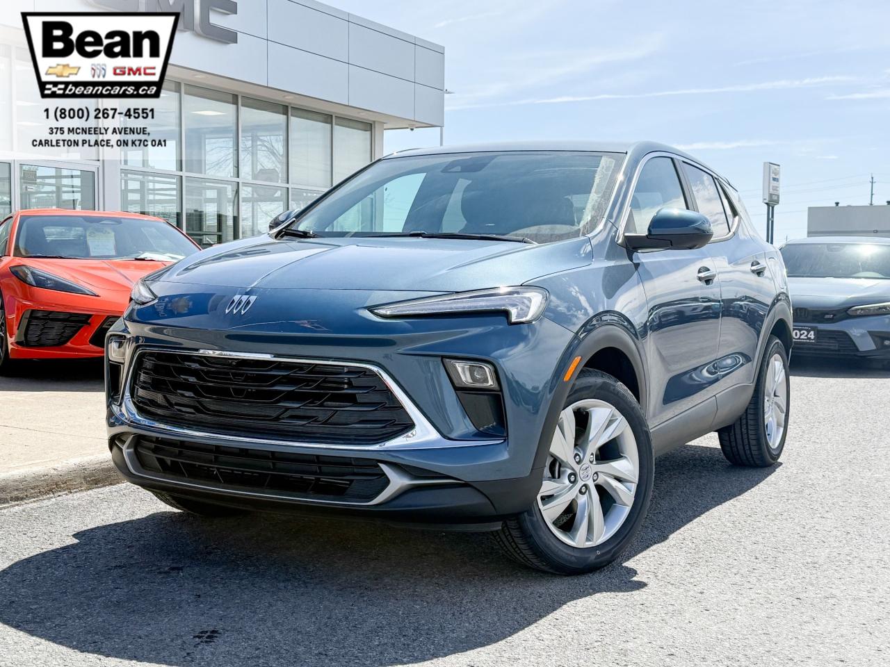 New 2025 Buick Encore GX Preferred 1.3L 3CYL WITH REMOTE START/ENTRY, HEATED SEATS, HEATED STEERING WHEEL, HD SURROUND VISION, APPLE CARPLAY AND ANDROID AUTO for sale in Carleton Place, ON