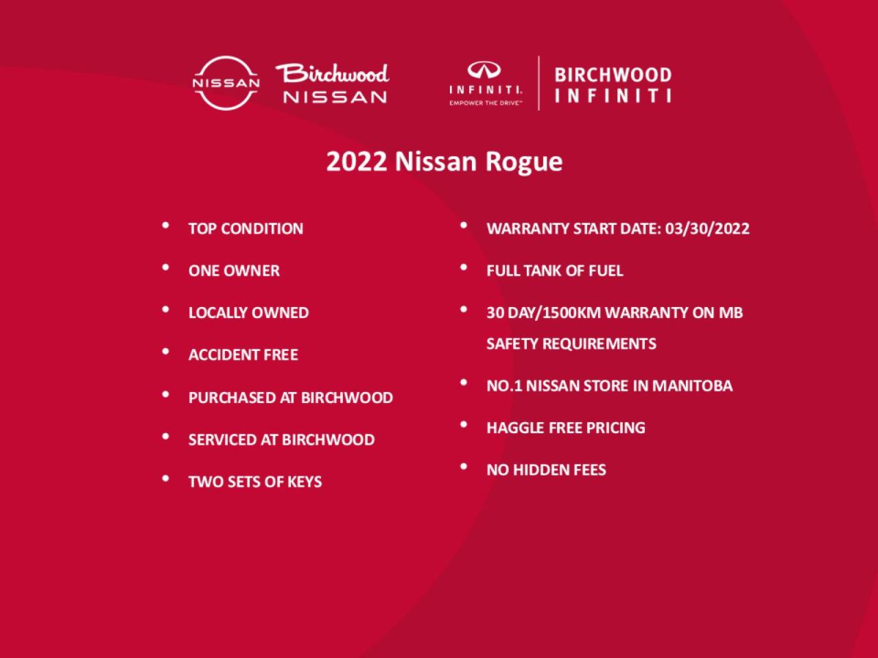 Used 2023 Nissan Rogue SV Midnight Edition Accident Free | One Owner for sale in Winnipeg, MB