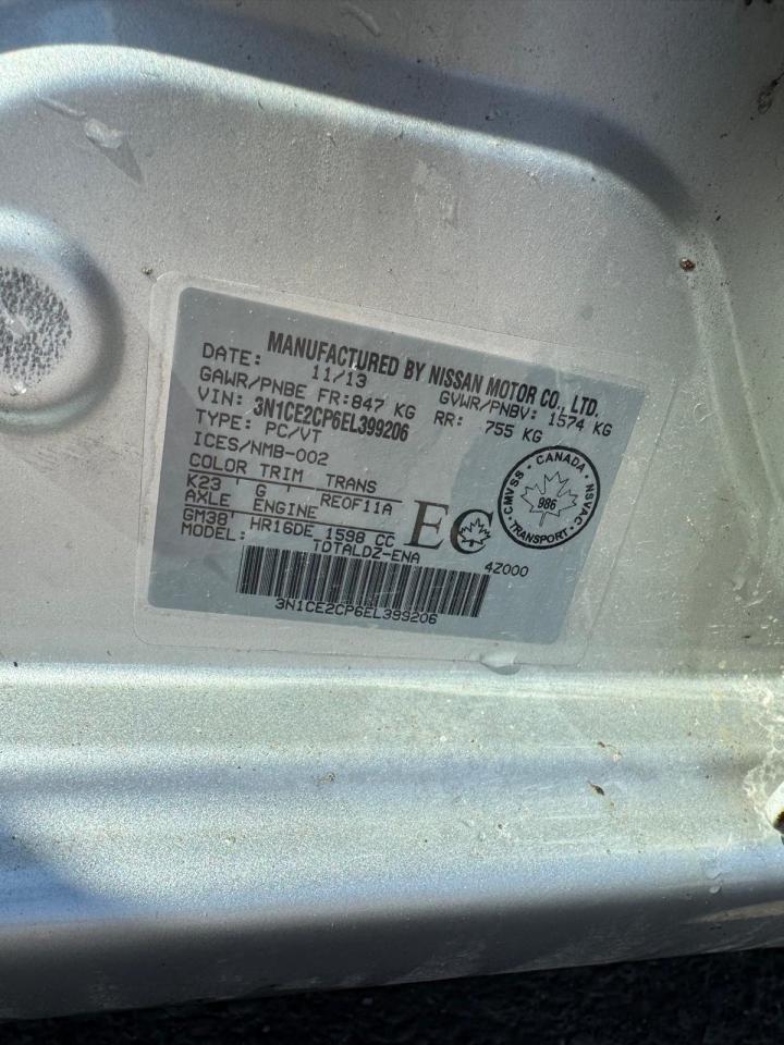 2014 Nissan Versa Note S, AUTO, RUNS AND DRIVES, AS IS SPECIAL - Photo #18