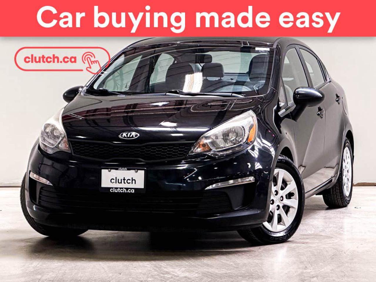 Used 2016 Kia Rio LX+ w/ Cruise Control, Bluetooth, A/C for sale in Toronto, ON