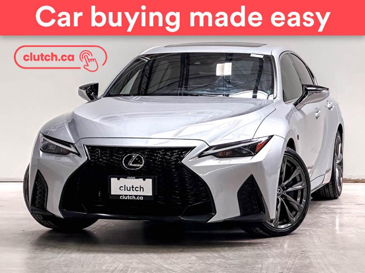 Used 2022 Lexus IS 300 AWD F-Sport w/ Apple CarPlay, Heated Front Seats, Rearview Cam for sale in Toronto, ON
