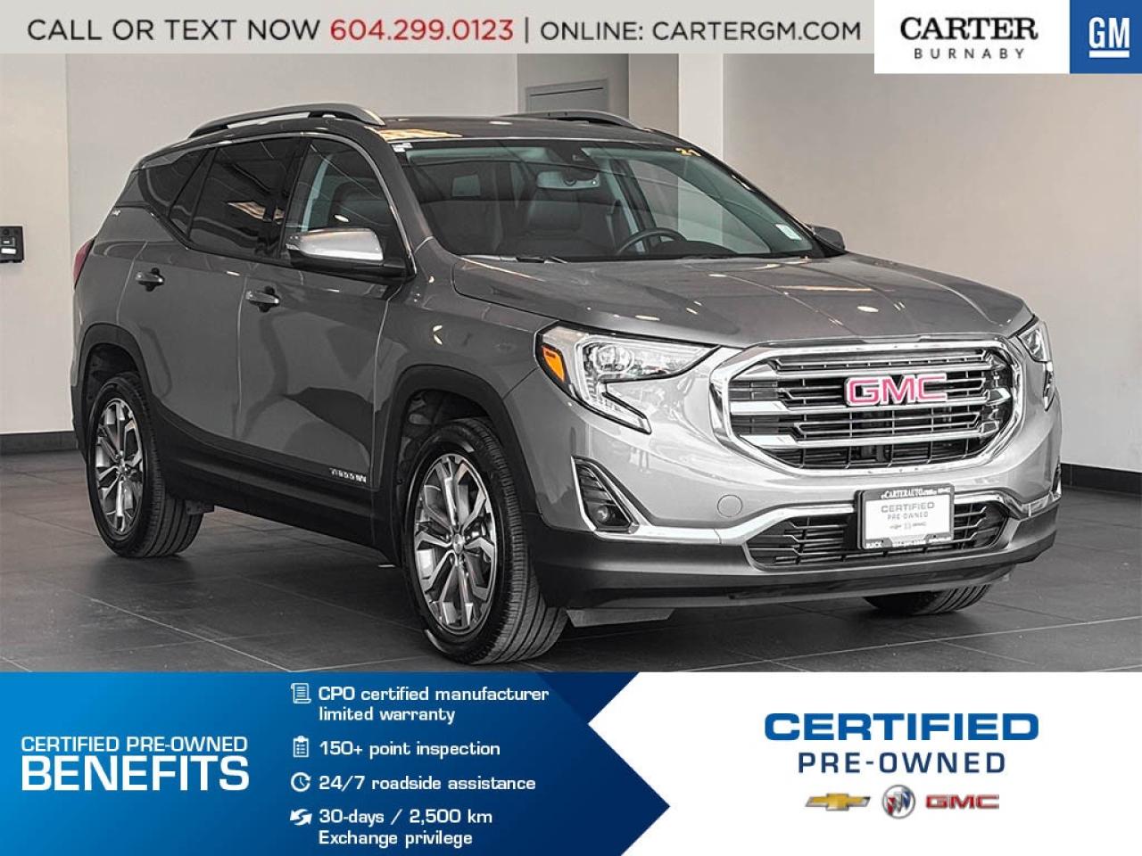 Used 2021 GMC Terrain SLT | KEYLESS REMOTE & NAVIGATION for sale in Burnaby, BC