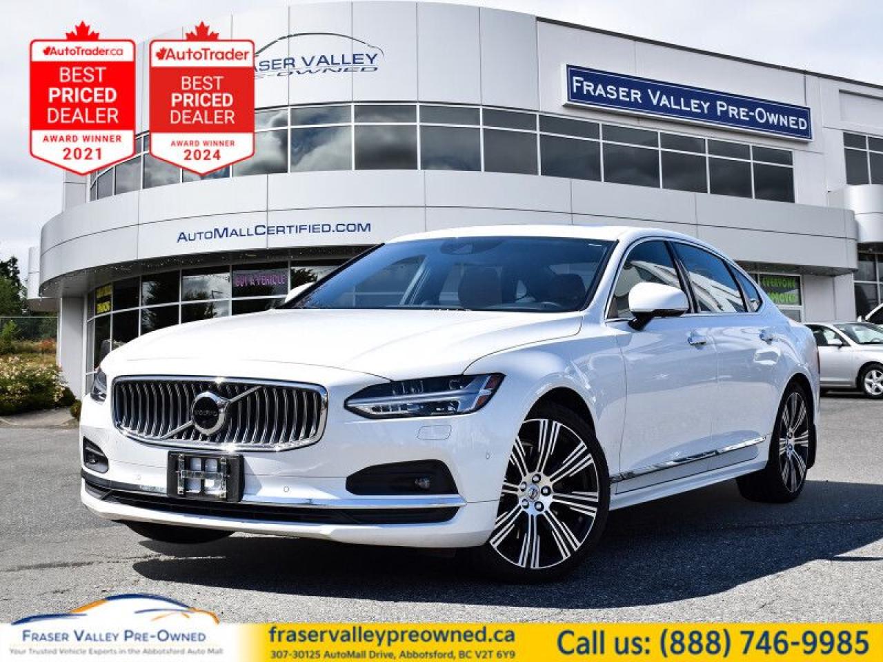 Used 2021 Volvo S90 T6 AWD Inscription  Clean History, Fully Loaded! for sale in Abbotsford, BC