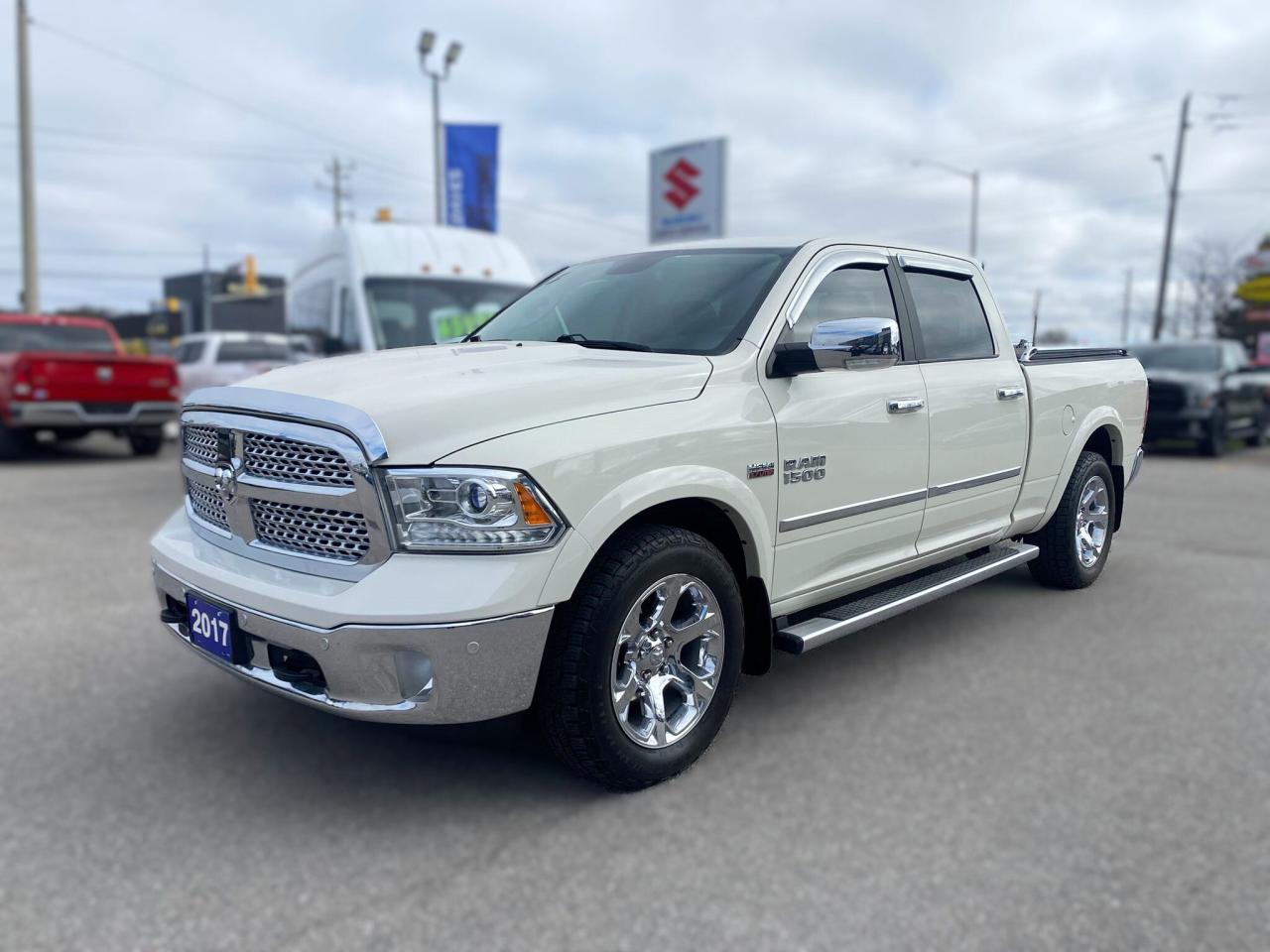 Used 2017 RAM 1500 Laramie Crew Cab 4x4 ~Nav ~Camera ~Leather ~20's for sale in Barrie, ON