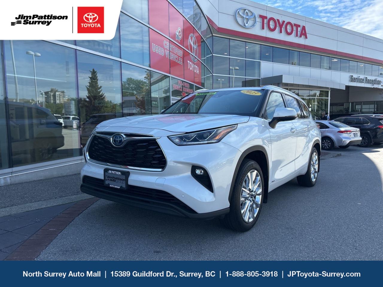 Used 2023 Toyota Highlander HYBRID Limited AWD for sale in Surrey, BC
