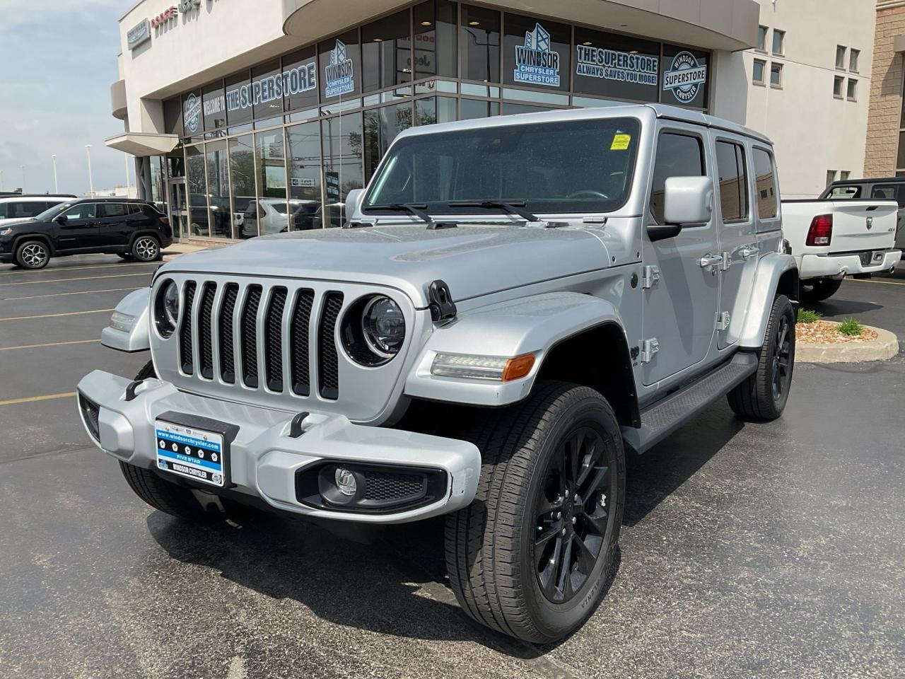 Used 2023 Jeep Wrangler Unlimited 4–DOOR HIGH ALTITUDE / PREMIUM AUDIO / SAFETY GRP for sale in Windsor, ON