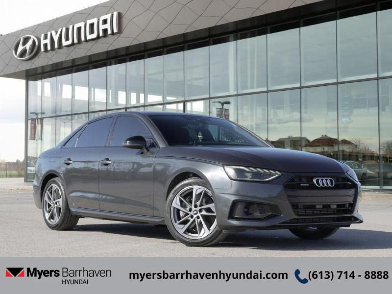 Used 2023 Audi A4 Sedan Komfort 45 TFSI quattro  - Sunroof for sale in Nepean, ON