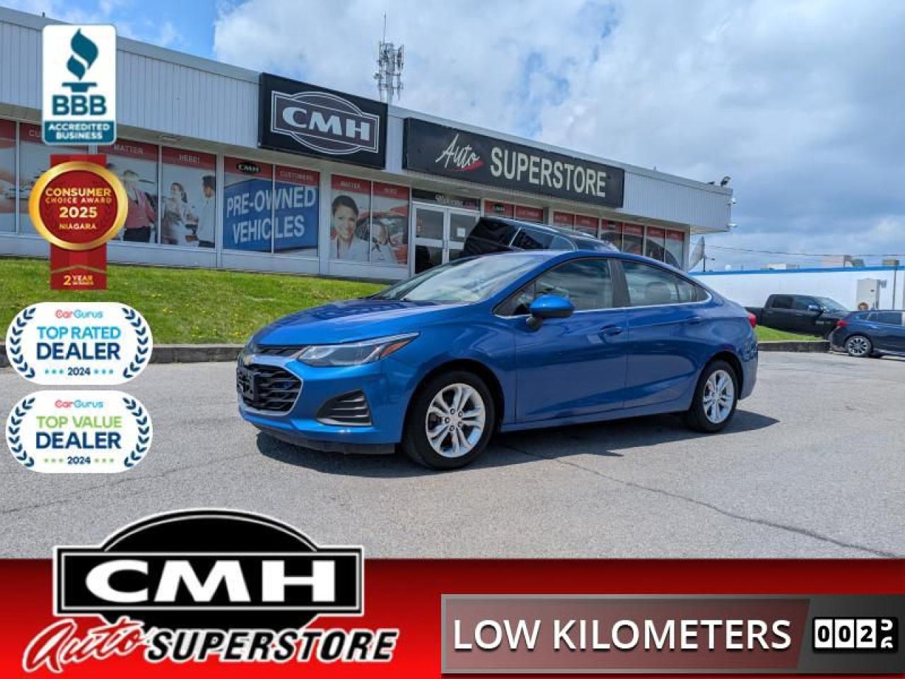 Used 2019 Chevrolet Cruze LT  **CAM - APPLE-CP - HTD SEATS** for sale in St. Catharines, ON