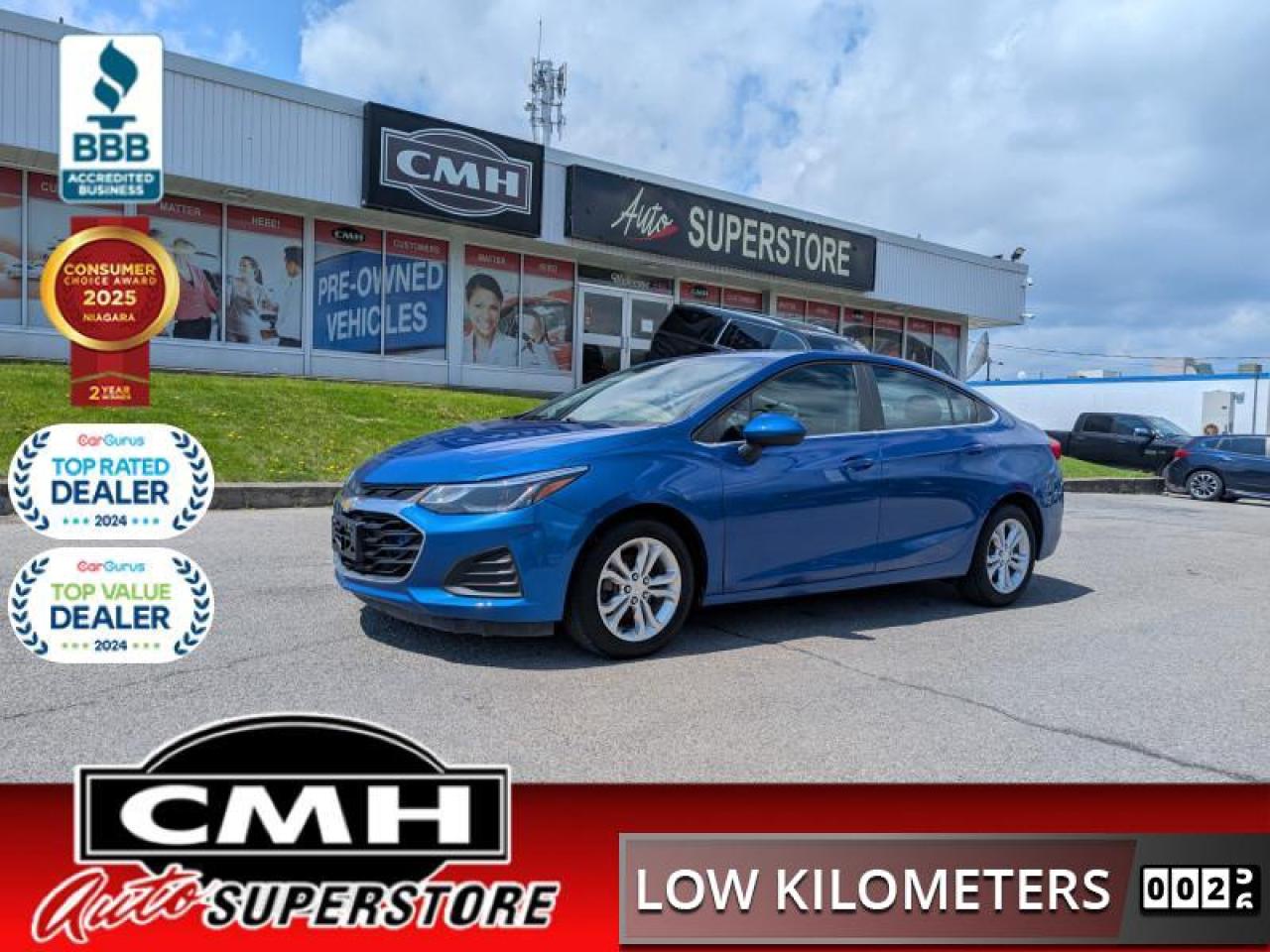Used 2019 Chevrolet Cruze LT  **CAM - APPLE-CP - HTD SEATS** for sale in St. Catharines, ON