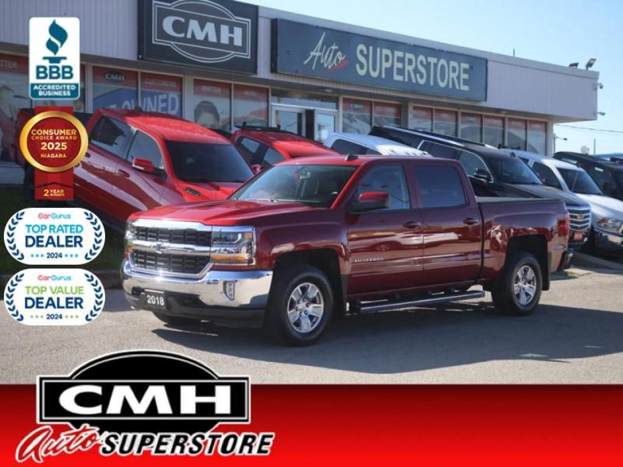 Used 2018 Chevrolet Silverado 1500 LT  **5.3L V8 - CREW 4X4** for sale in St. Catharines, ON