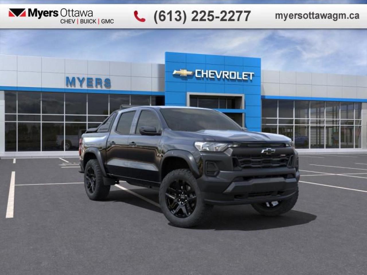 New 2025 Chevrolet Colorado Trail Boss  TRAILBOSS, CONV PKG 2, MIDNIGHT EDITION for sale in Ottawa, ON
